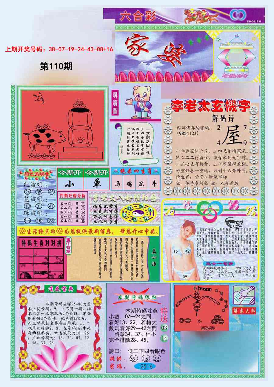 110期(新版)管家婆[图]